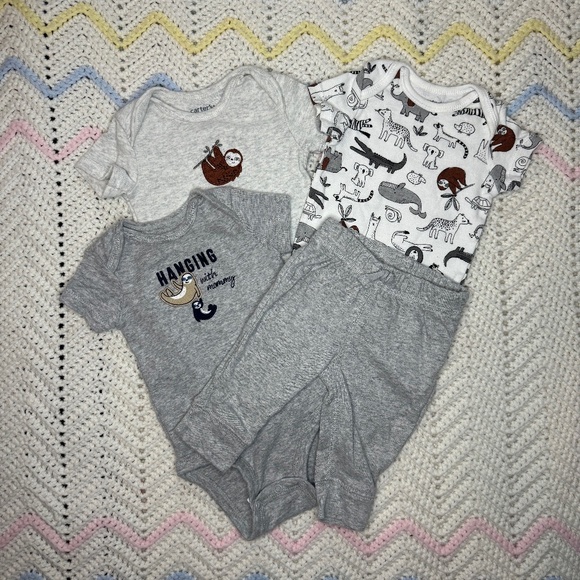 Carter's Onesies and Pant - Picture 1 of 10